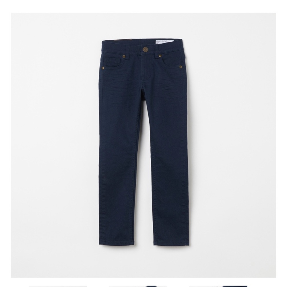 Polarn O. Pyret Organic Navy Blue Colored Slim Jeans Size 9-10